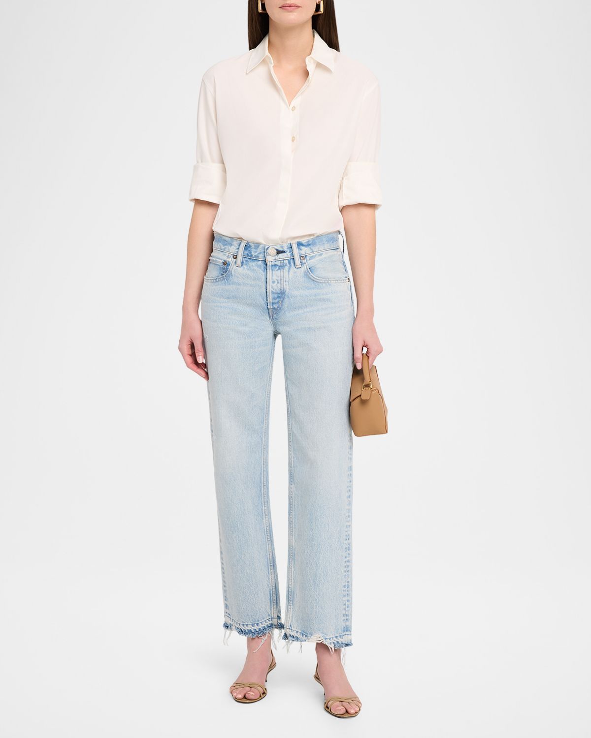 MOUSSY VINTAGE Low-Rise Straight-Leg Jeans | Thumbnail 5 MOUSSY VINTAGE Low-Rise Straight-Leg Jeans | Thumbnail 5
