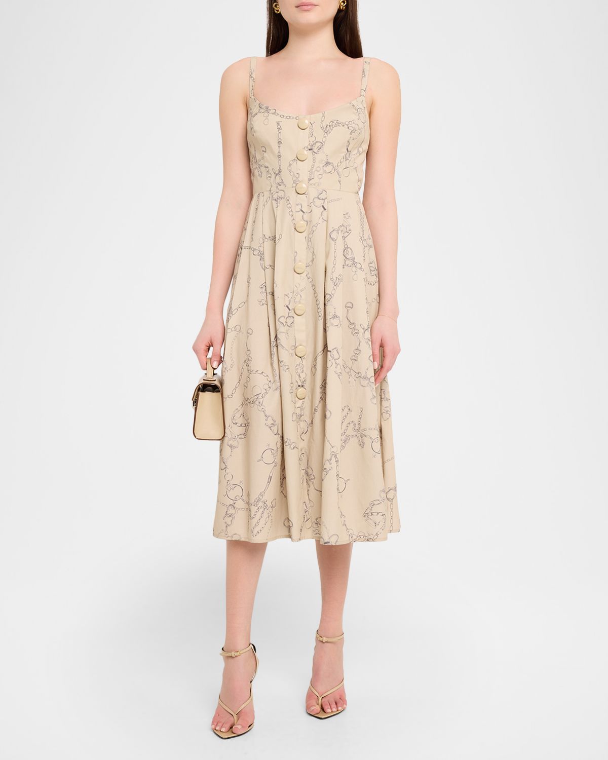 L 'Agence Reanne Midi Dress