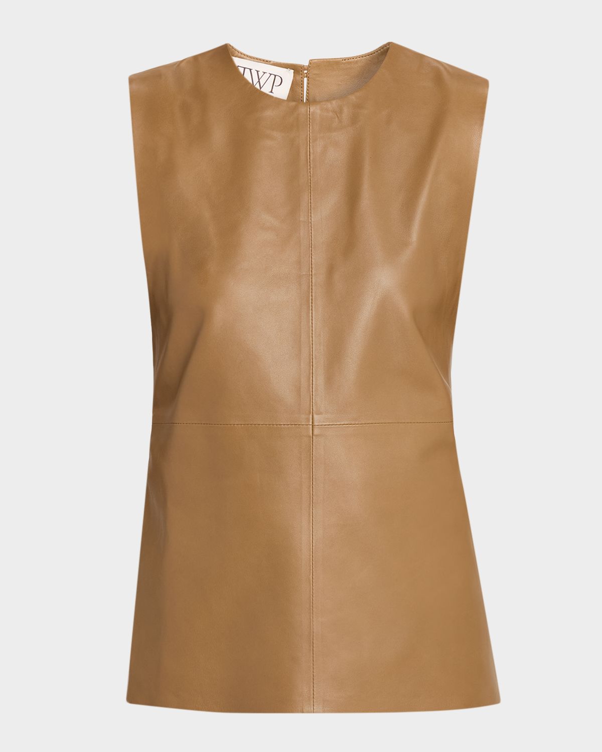 TWP Apron Tunic in Leather