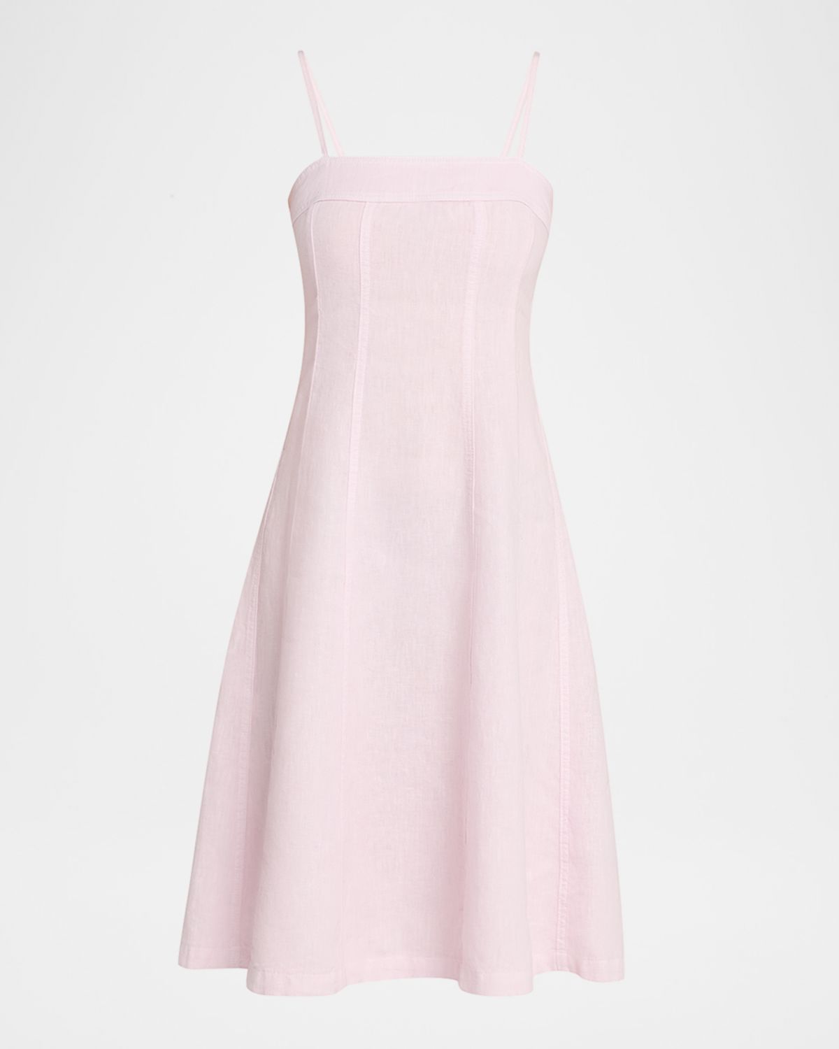 L 'Agence Mitzy Seamed Linen Midi Dress | Thumbnail 6 L 'Agence Mitzy Seamed Linen Midi Dress | Thumbnail 6