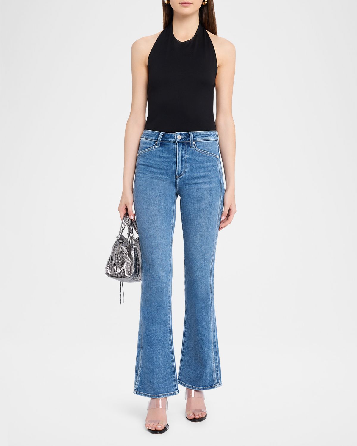 PAIGE Laurel Canyon High-Rise Jeans with Vent