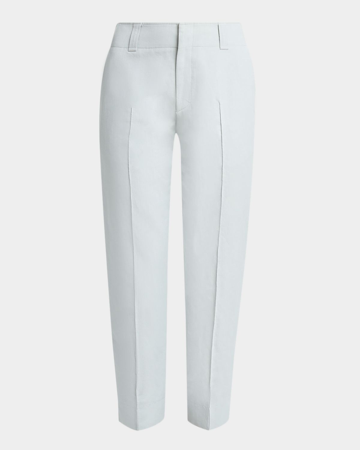 Chloe Linen-Cotton Pintuck Trousers | Thumbnail 6
