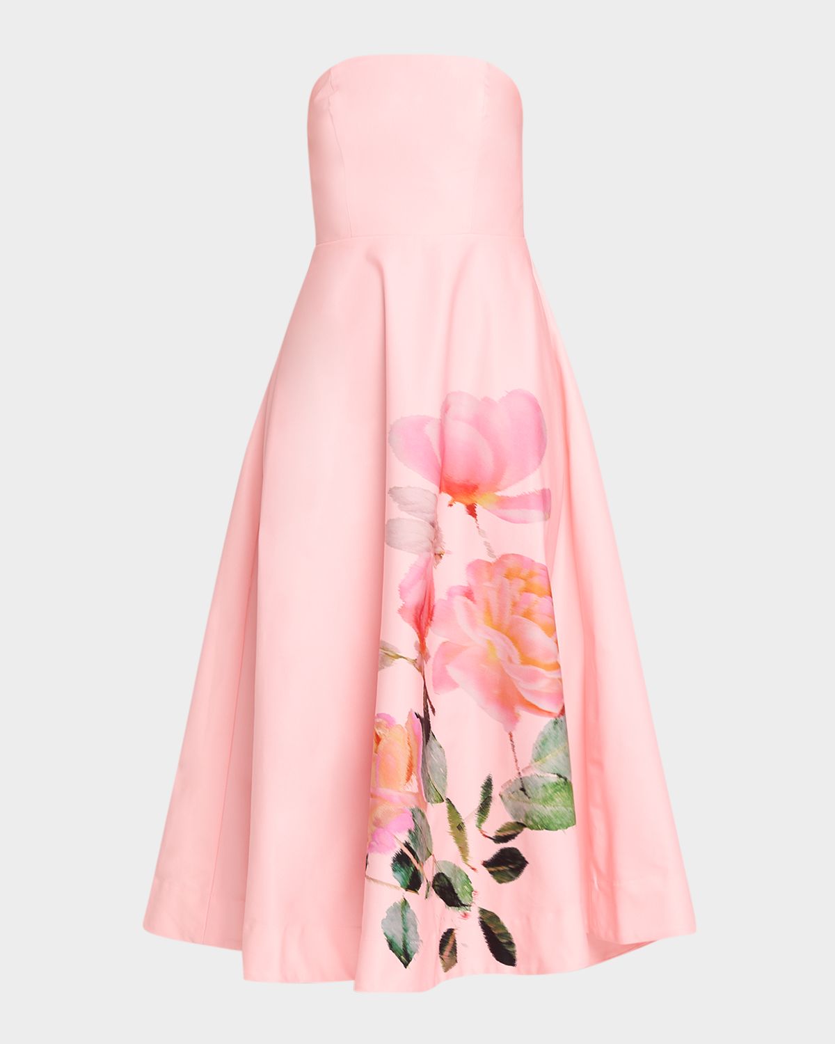 As It May Strapless Floral-Print Midi Dress | Thumbnail 6