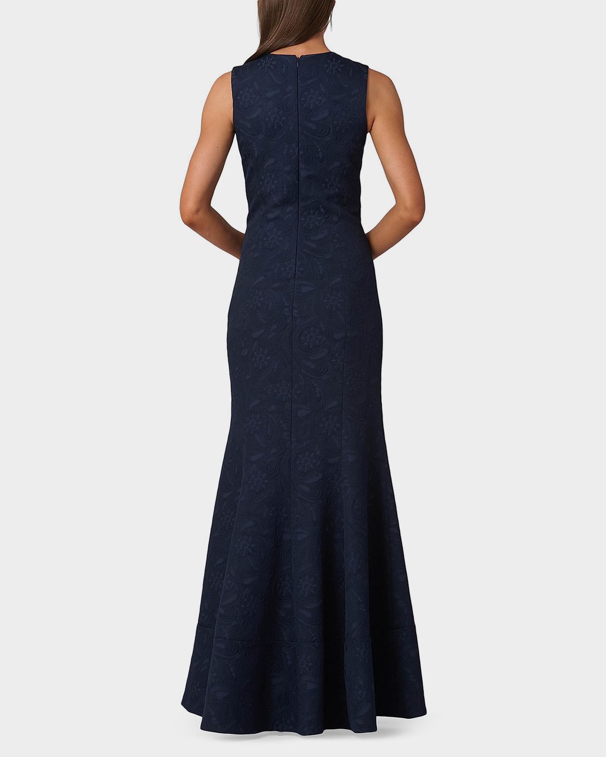 Shoshanna Wilson Floral Jacquard Mermaid Gown