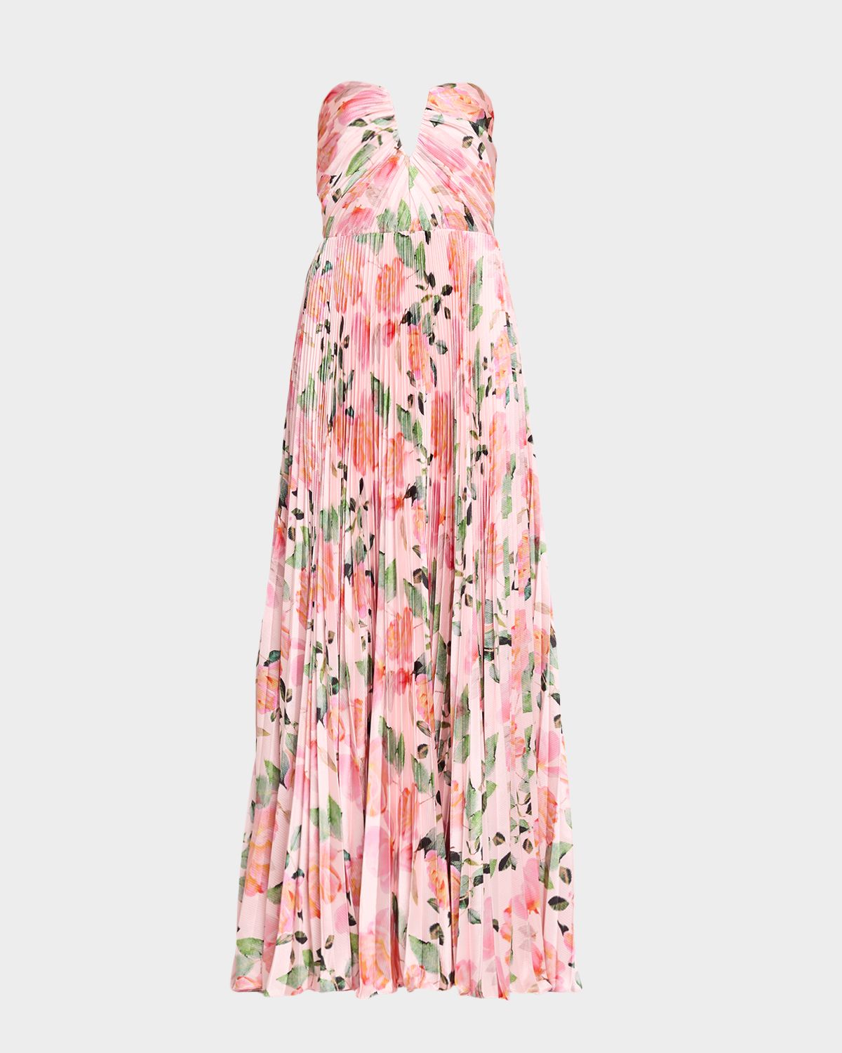As It May Ella Strapless Pleated Floral-Print Satin Gown | Thumbnail 6 As It May Ella Strapless Pleated Floral-Print Satin Gown | Thumbnail 6