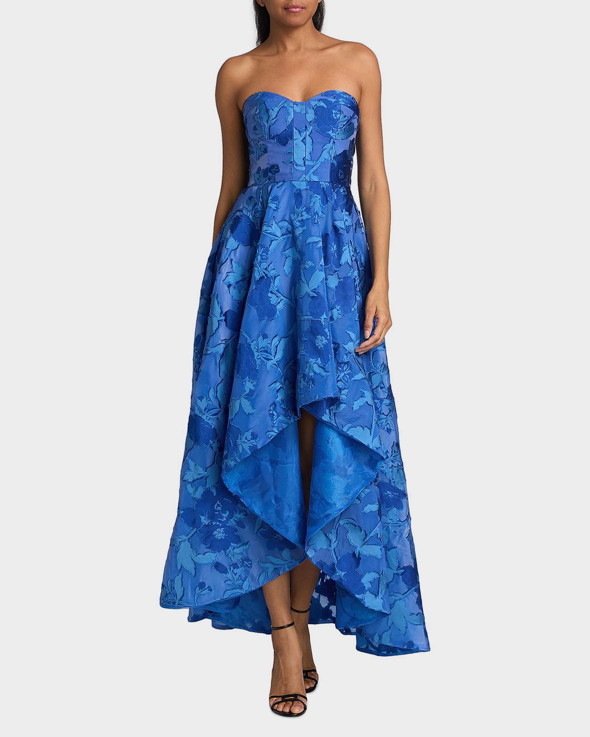 As It May Celia Floral Jacquard Gown