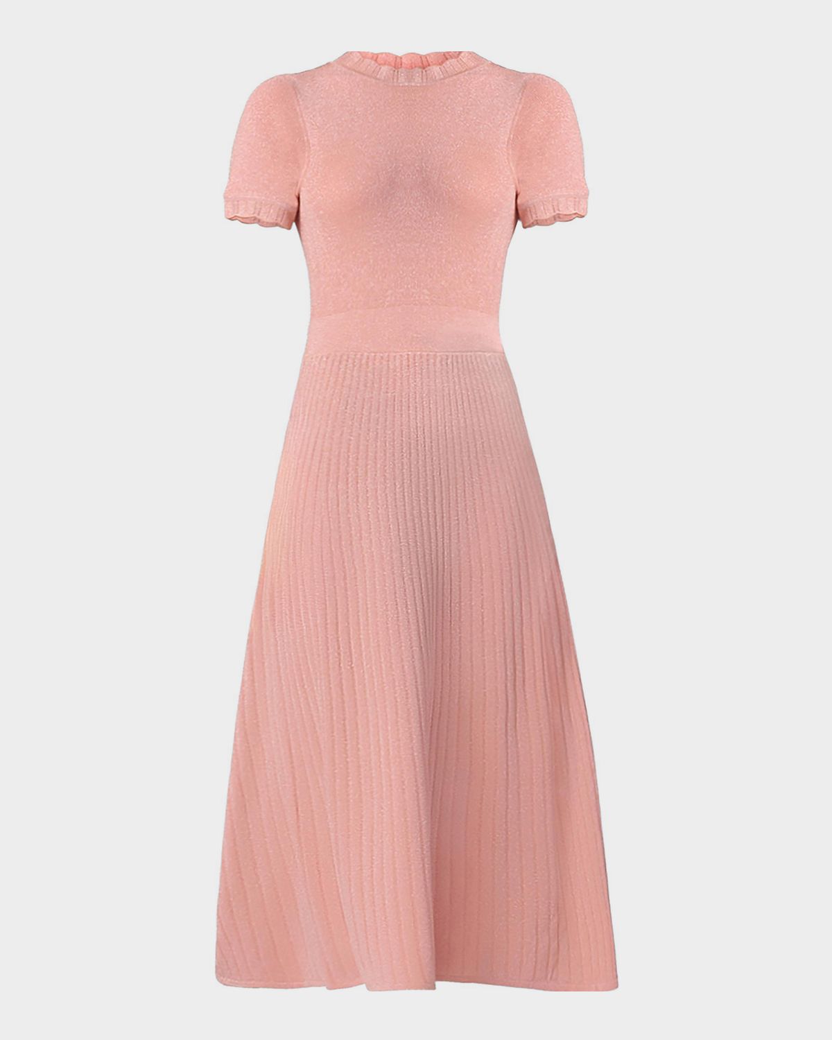 Shoshanna Darby Shimmer Knit Maxi Sweater Dress