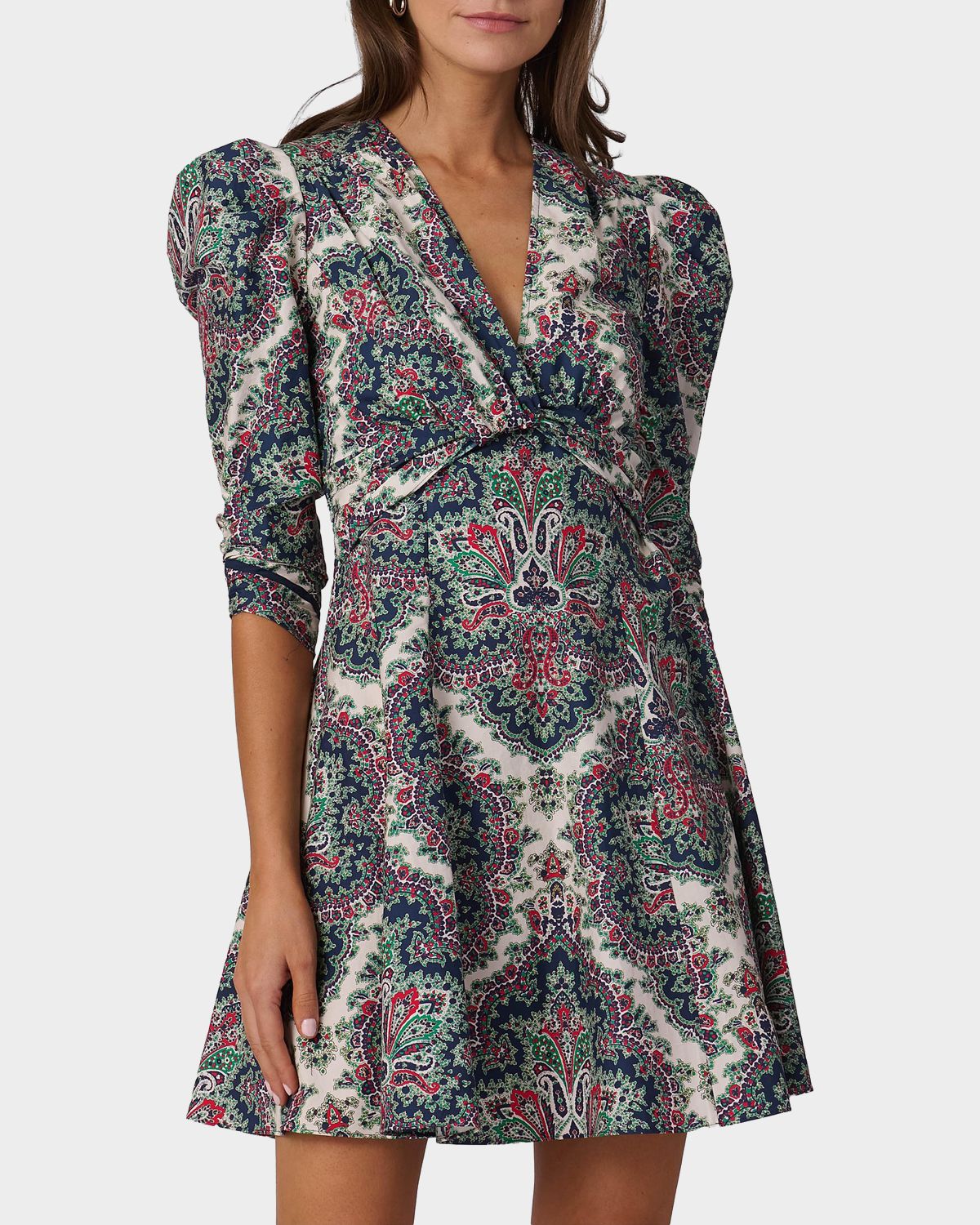 Shoshanna Natalya Floral-Print Mini Dress