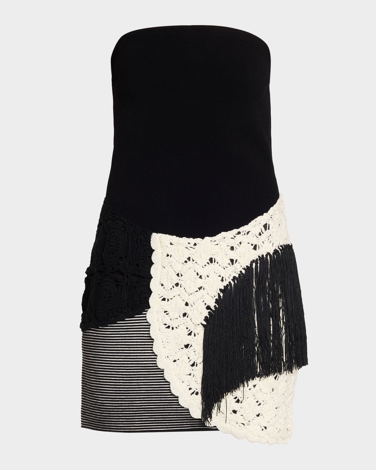 Et Ochs Florence Strapless Embellished Mini Dress