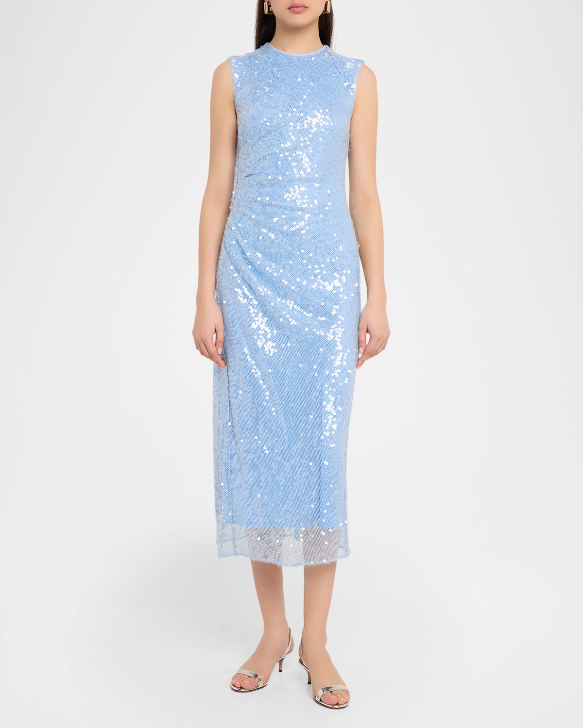 Veronica Beard Kimberly Sequined Midi Dress