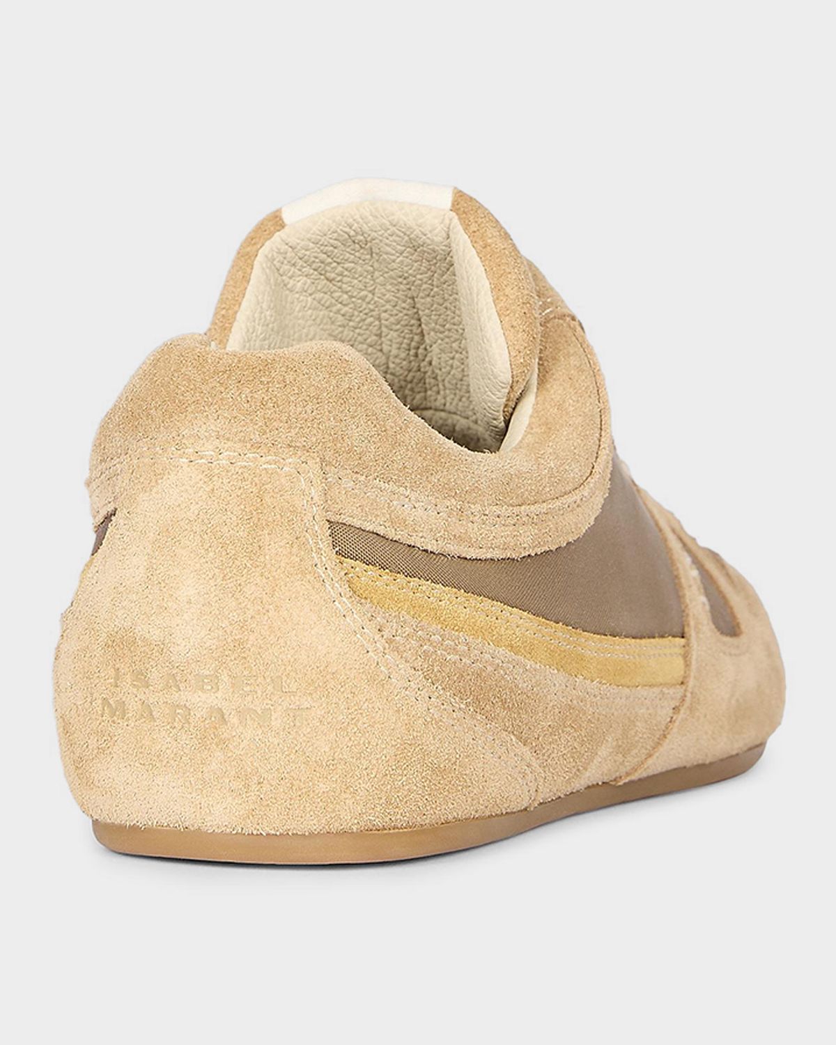 Etoile Isabel Marant Senny Canvas and Suede Low-Top Sneakers