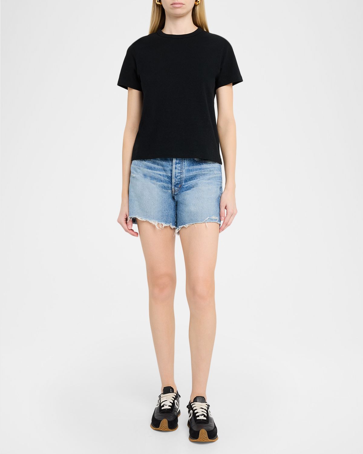 MOUSSY VINTAGE Basic Crewneck Tee