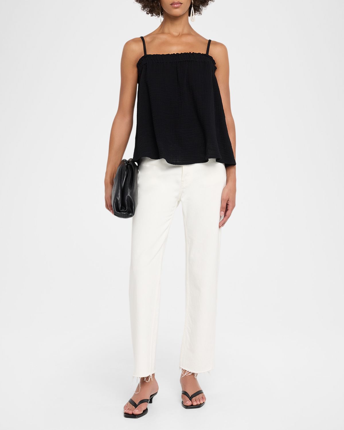 Eileen Fisher Gauzy Organic Cotton Cami | Thumbnail 5 Eileen Fisher Gauzy Organic Cotton Cami | Thumbnail 5