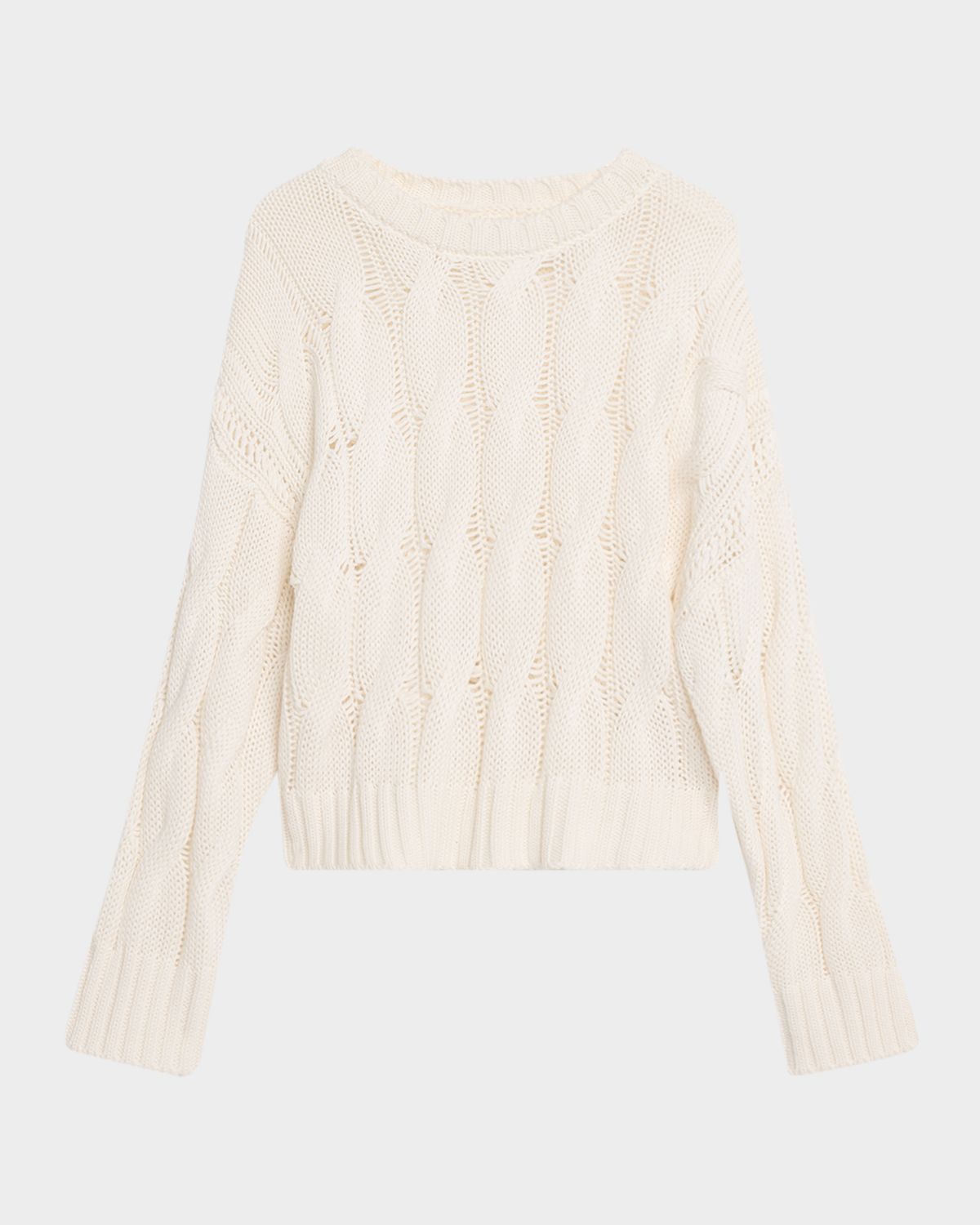 Sablyn Tristan Cable-Knit Cashmere Sweater