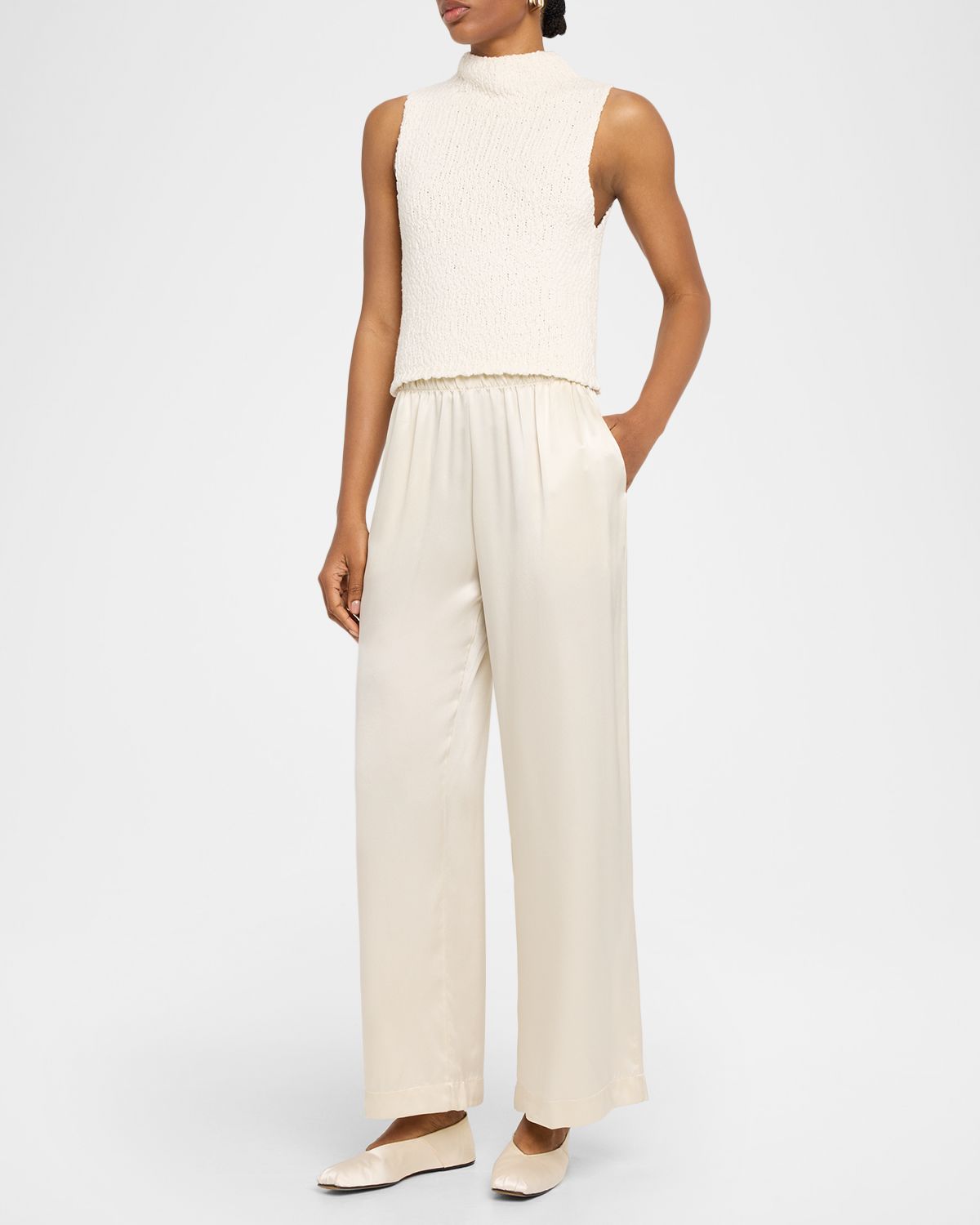 Sablyn Brynn Silk Wide-Leg Pants