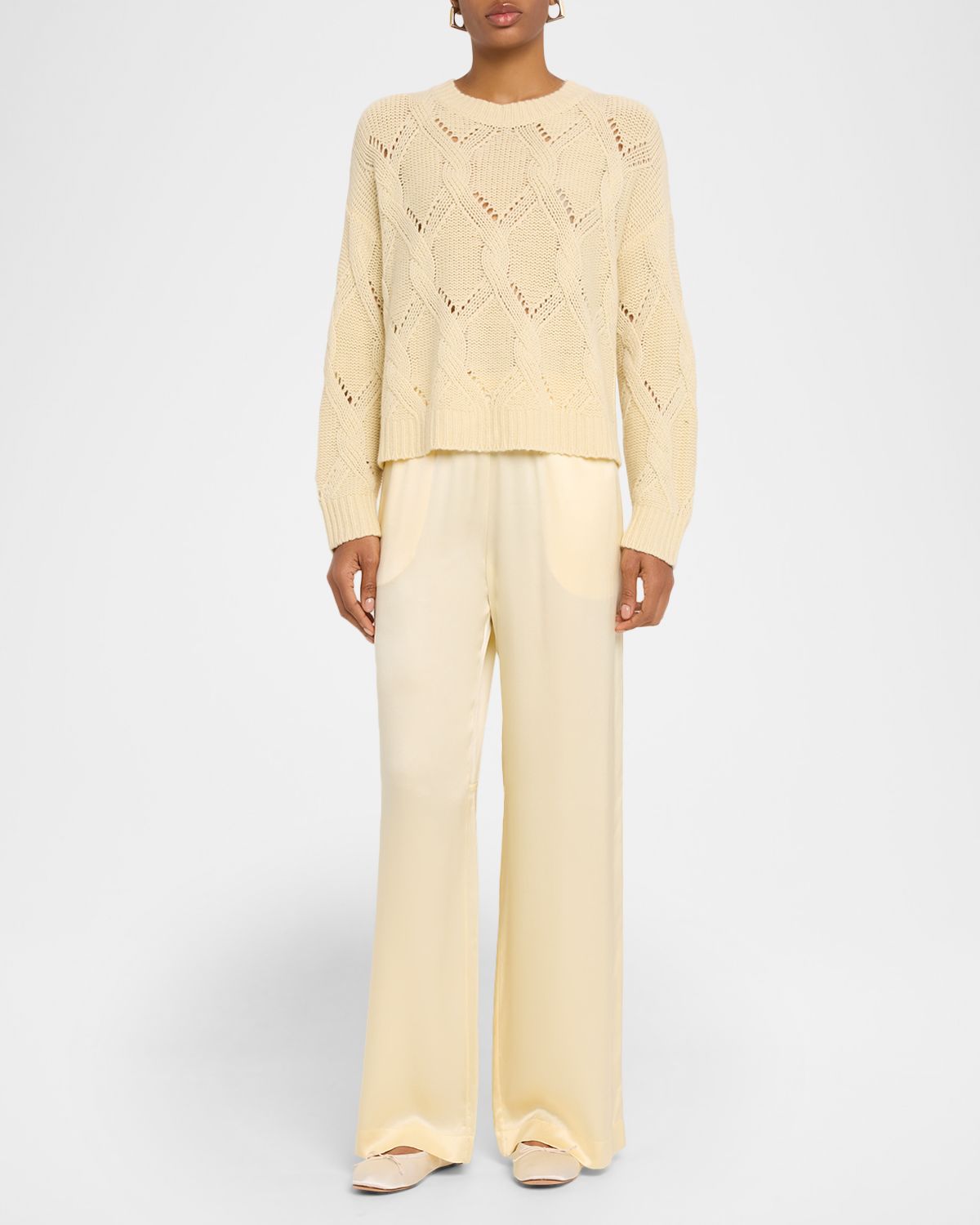 Sablyn Lexi Wide-Leg Silk Pants