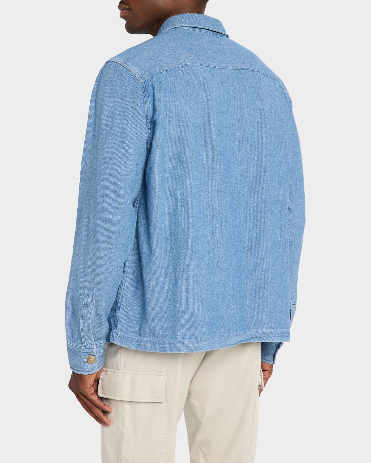 Rails Men 's Hayes Slub Cotton and Linen Shirt Jacket | Thumbnail 2