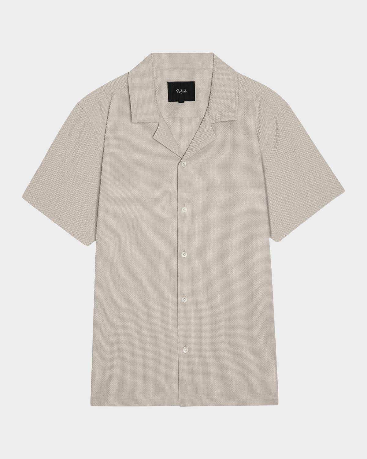 Rails Men 's Short-Sleeve Amalfi Shirt in Khaki | Thumbnail 7 Rails Men 's Short-Sleeve Amalfi Shirt in Khaki | Thumbnail 7