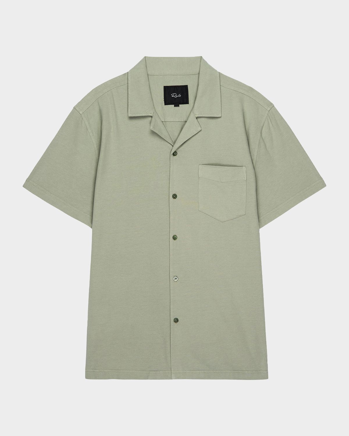 Rails Men 's Short-Sleeve Flint Shirt in Sage