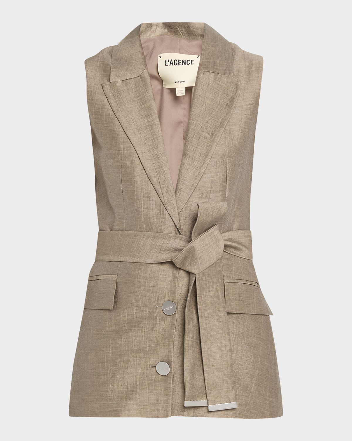 L 'Agence Harper Belted Blazer