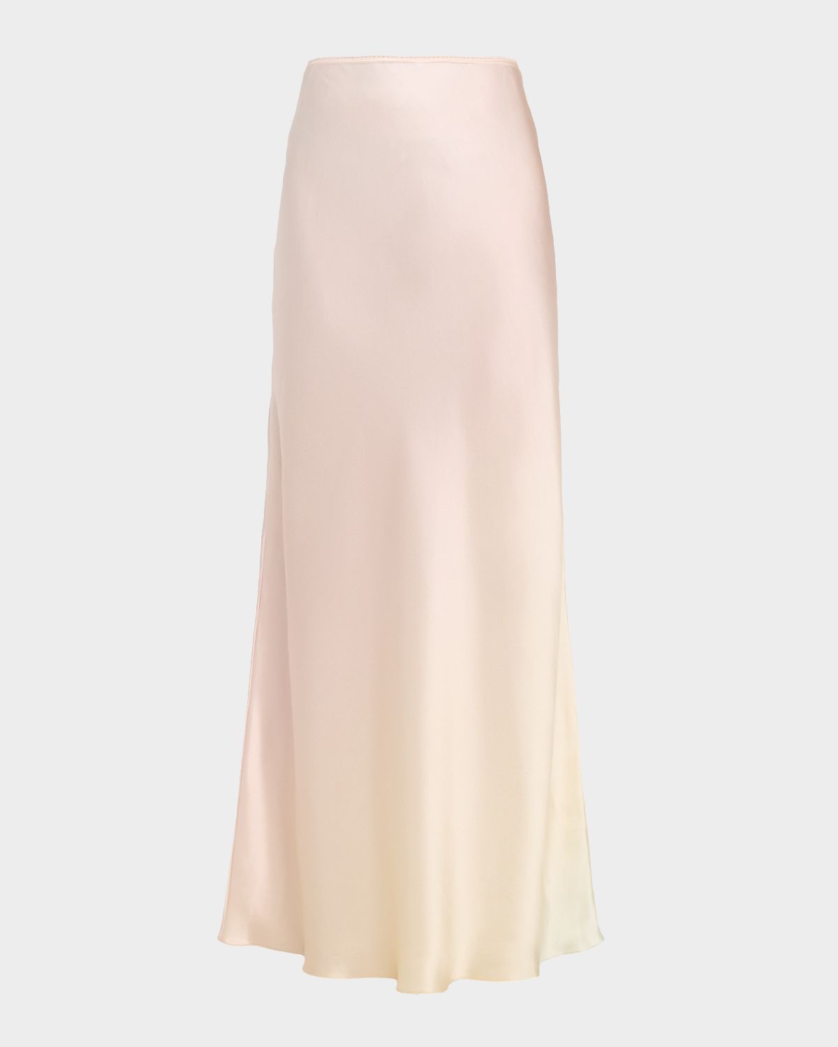 Sablyn Grace Scallop-Trim Silk Maxi Skirt