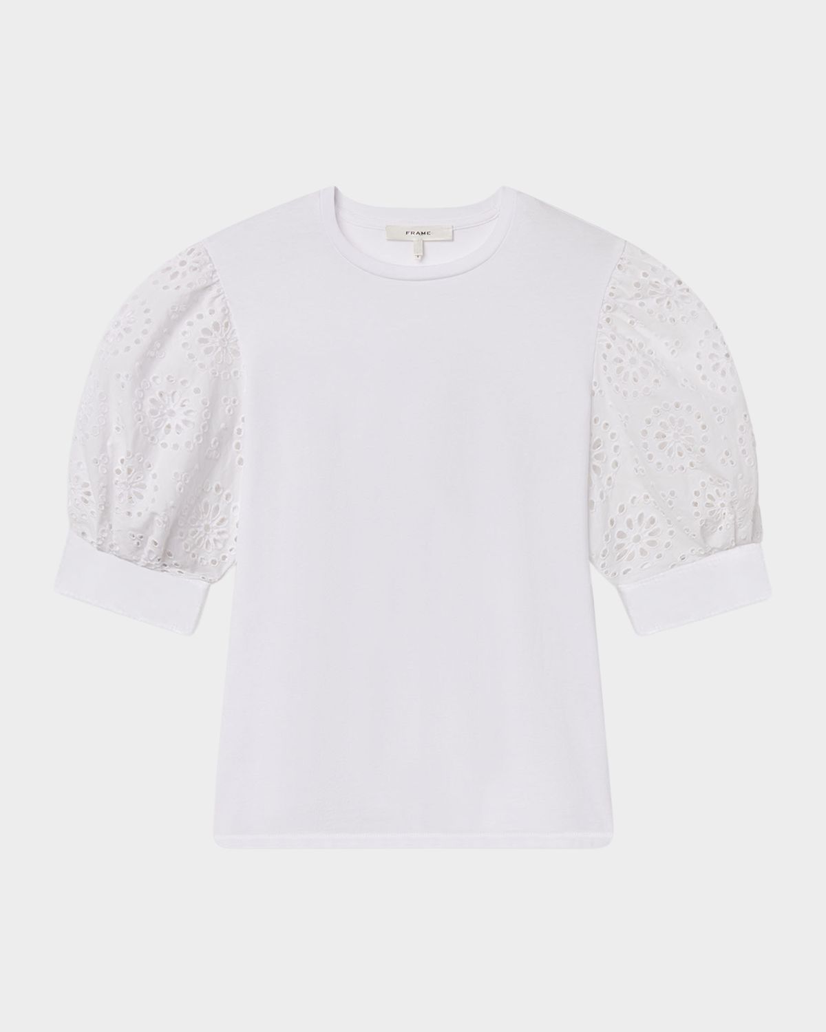 FRAME The Solstice Eyelet Tee