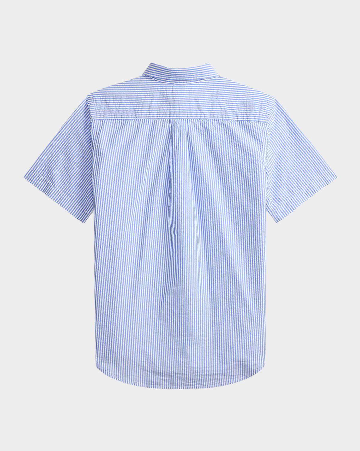 Polo Ralph Lauren Boy's Striped Cotton Seersucker Shirt, Size S-XL