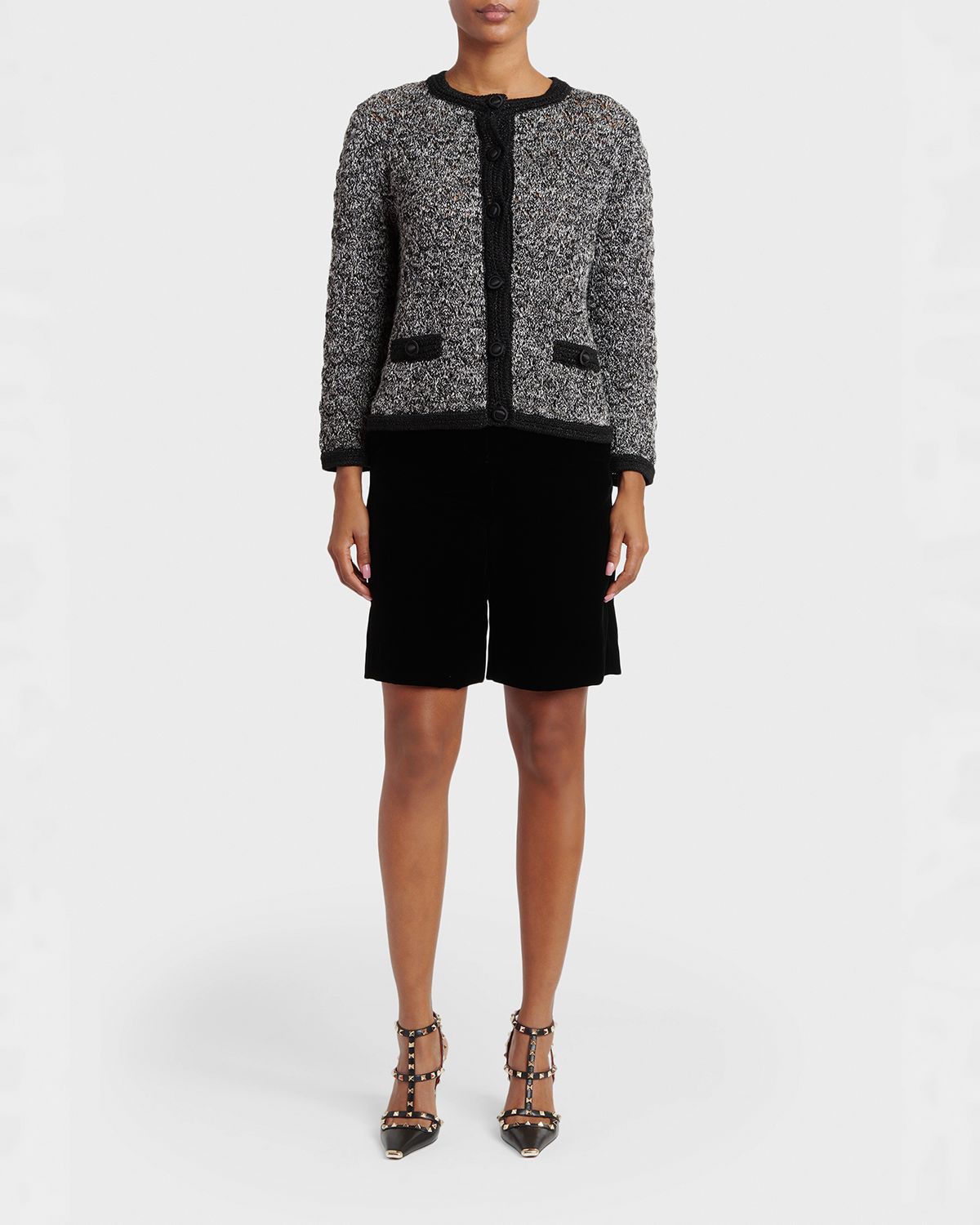 Valentino Garavani Tweed Melange Jacket | Thumbnail 5