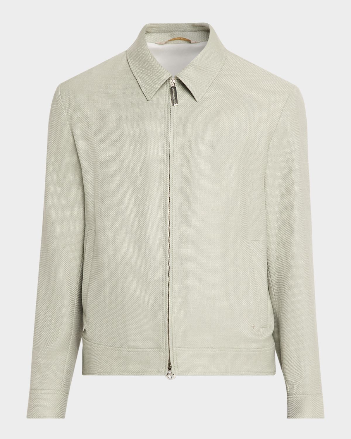 Stefano Ricci Men 's Textured Cashmere-Blend Zip Jacket