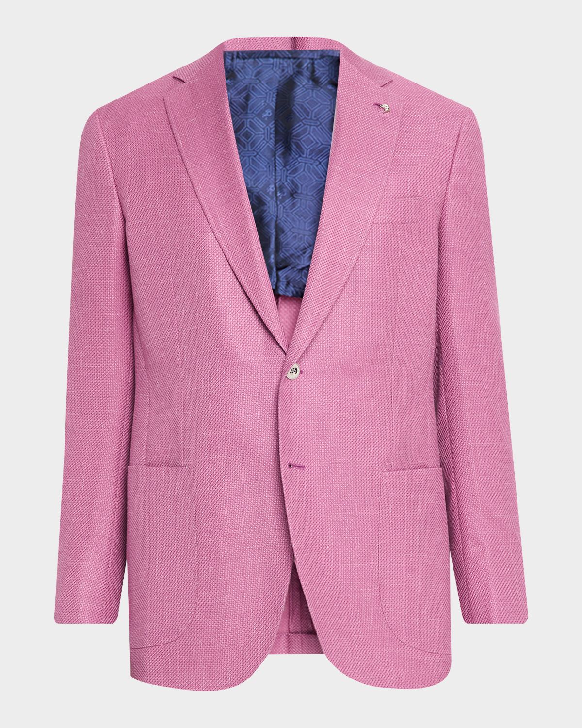 Stefano Ricci Men 's Solid Textured Single-Breasted Sport Coat