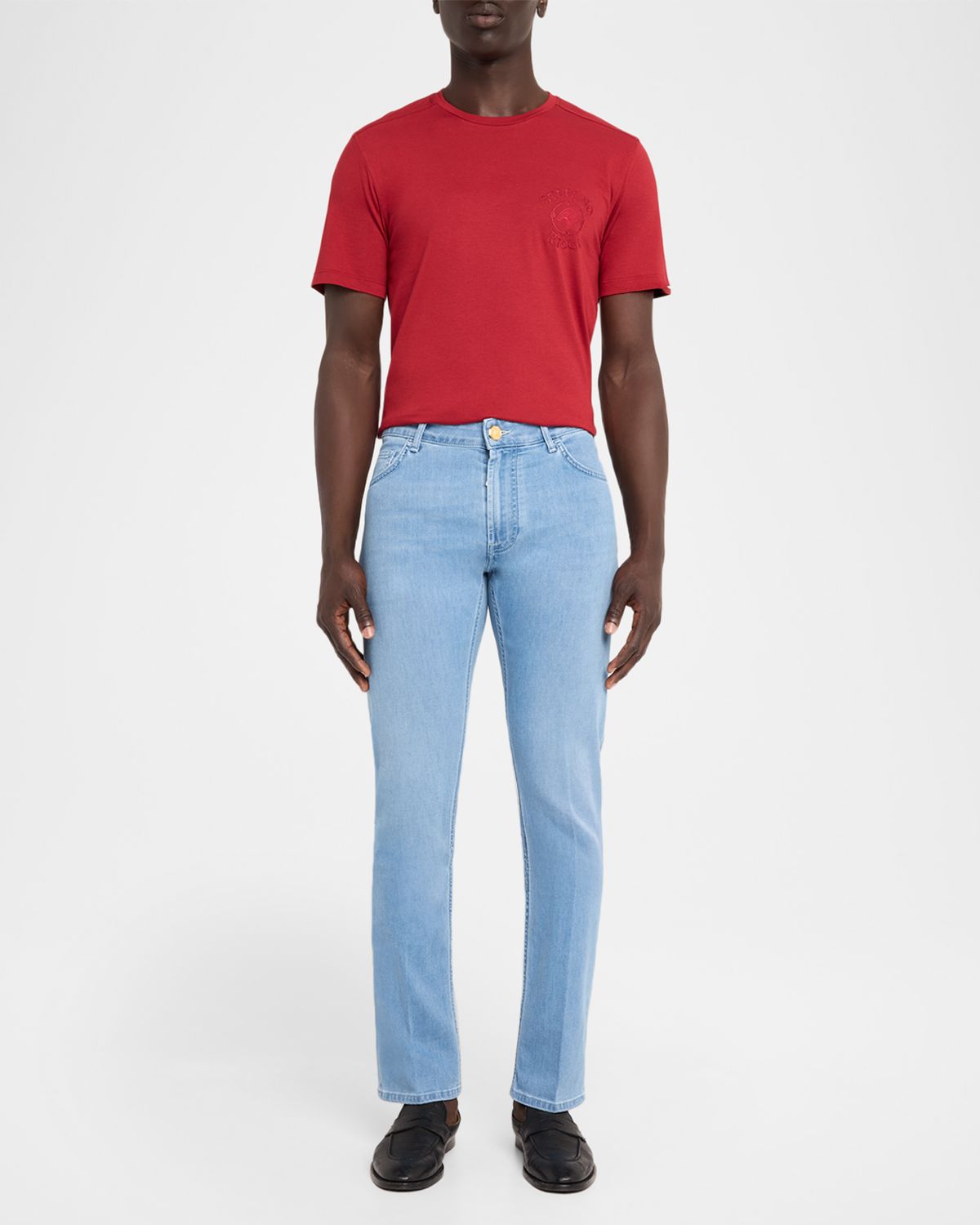 Stefano Ricci Five-Pocket Cotton-Blend Jeans