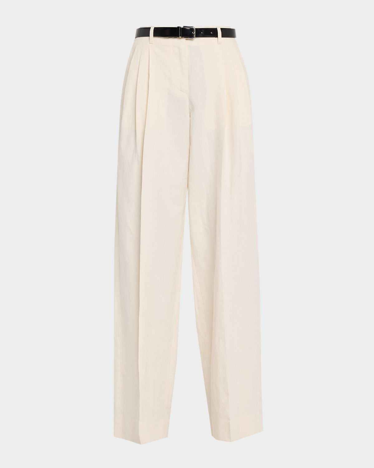 Dolce & Gabbana Rustic Cotton-Linen Canvas Straight-Leg Pants | Thumbnail 6