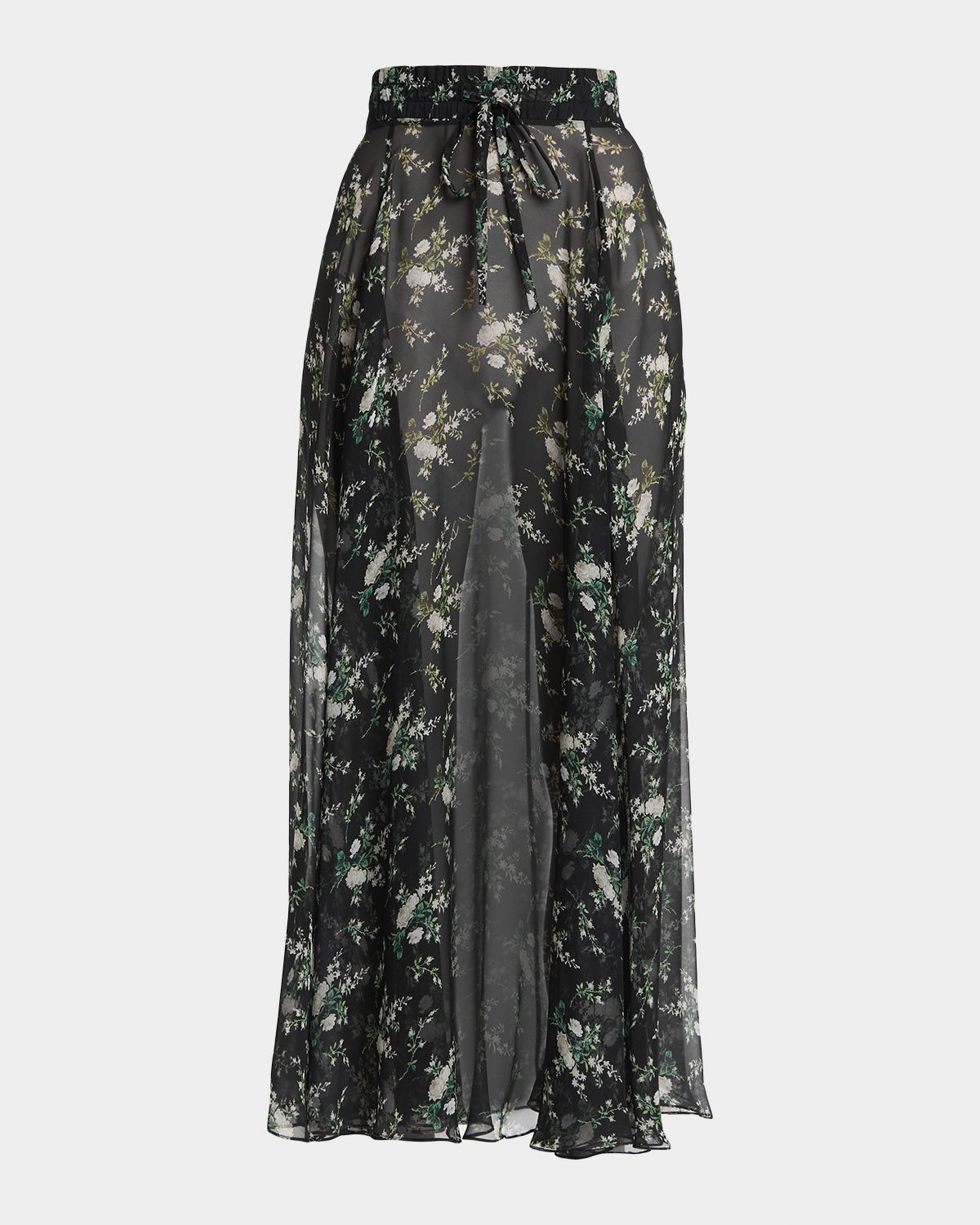 Dolce & Gabbana Floral Silk Chiffon Maxi Pull-On Skirt | Thumbnail 6 Dolce & Gabbana Floral Silk Chiffon Maxi Pull-On Skirt | Thumbnail 6