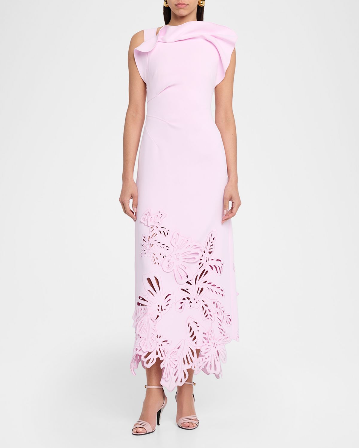 Acler Lessonall Embroidered Maxi Dress