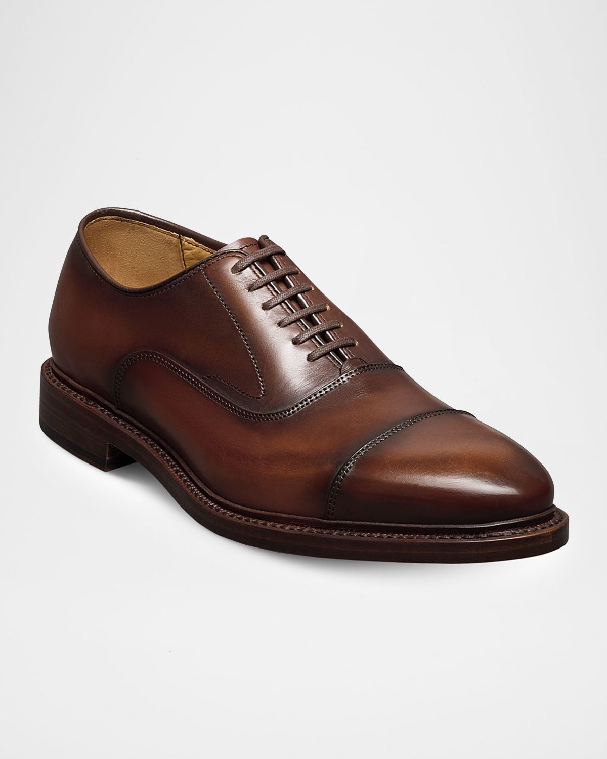 Allen Edmonds Men 's Manhattan Reserve Leather Cap-Toe Oxford Shoes