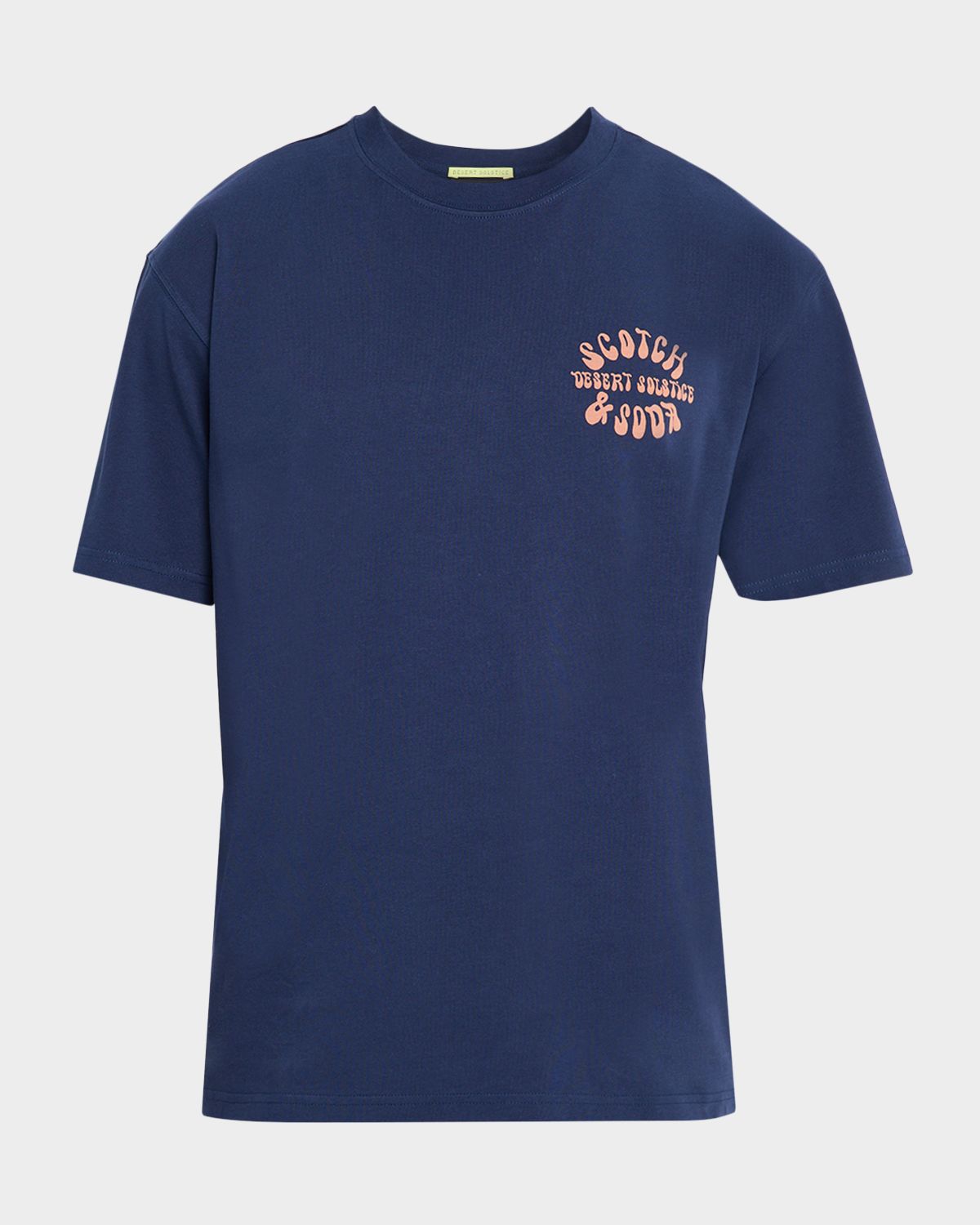 Scotch & Soda Men 's Graphic Logo Cotton T-Shirt