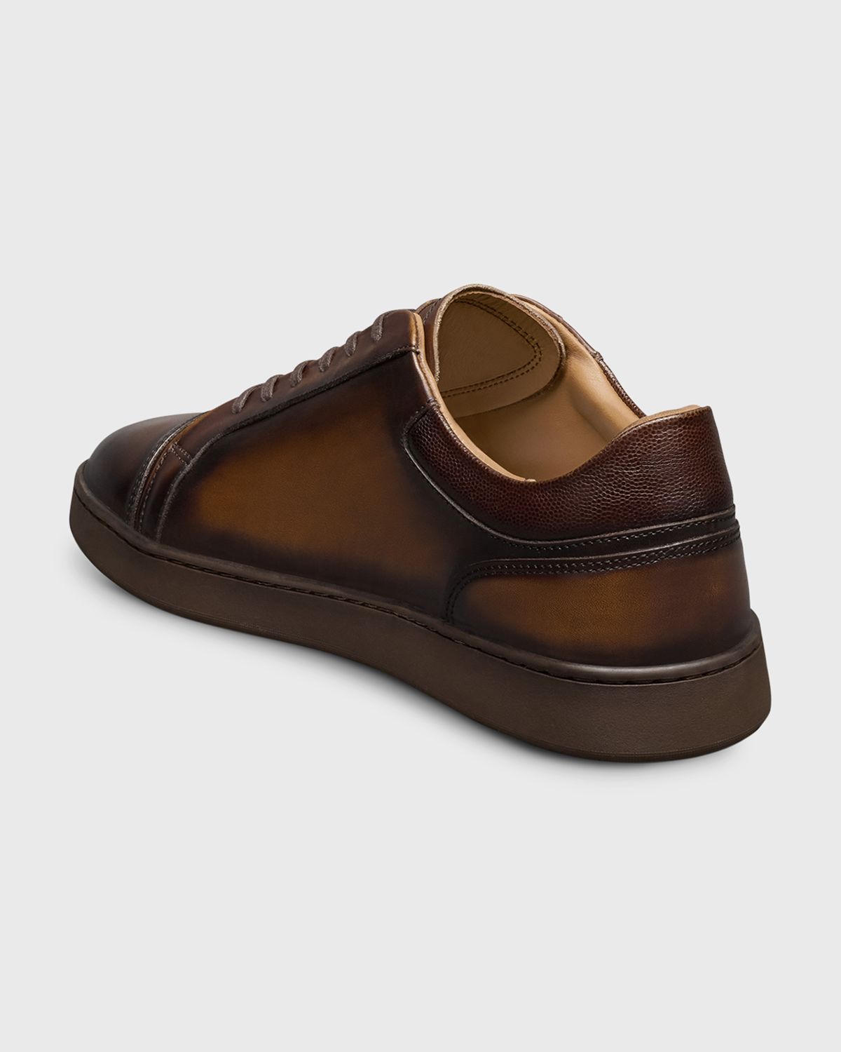 Allen Edmonds Reserve Men 's Chambers Leather Cap-Toe Low-Top Sneakers