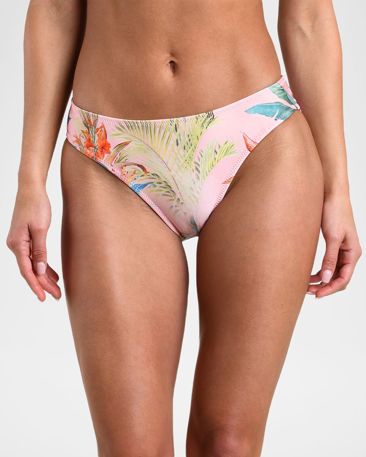 L 'Agence Nicole Palm-Print Bikini Bottoms | Thumbnail 3 L 'Agence Nicole Palm-Print Bikini Bottoms | Thumbnail 3