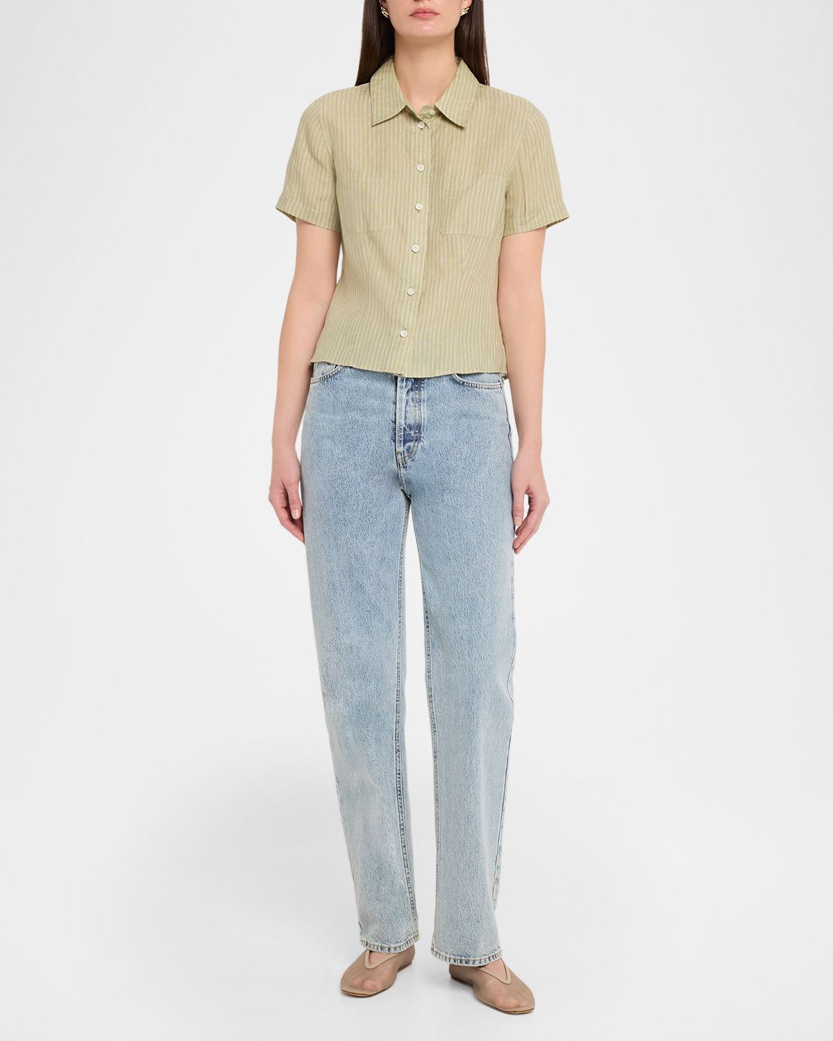 FRAME The Linen Seaside Shirt