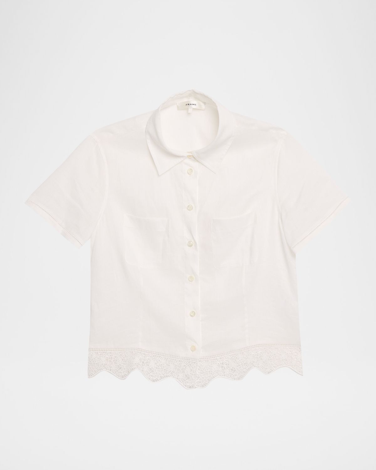 FRAME The Embroidered Seaside Shirt
