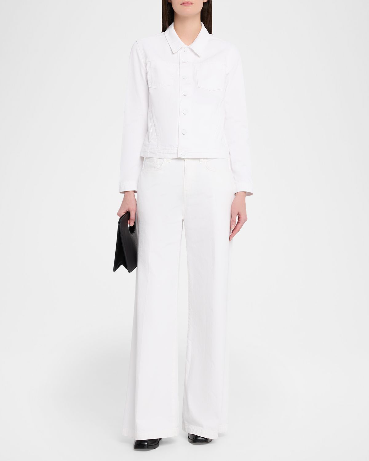 L 'Agence Celina Slim Femme Denim Jacket