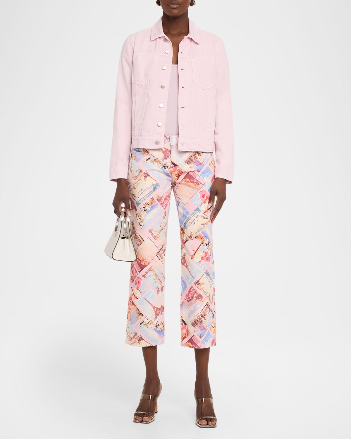 L 'Agence Celina Slim Femme Denim Jacket