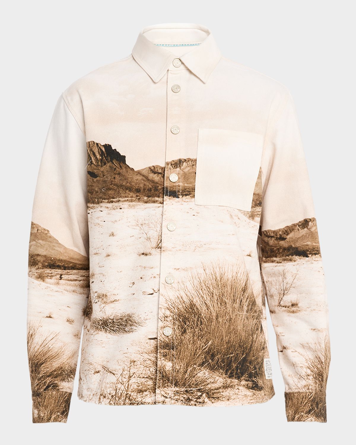 Scotch & Soda Graphic Cotton Overshirt