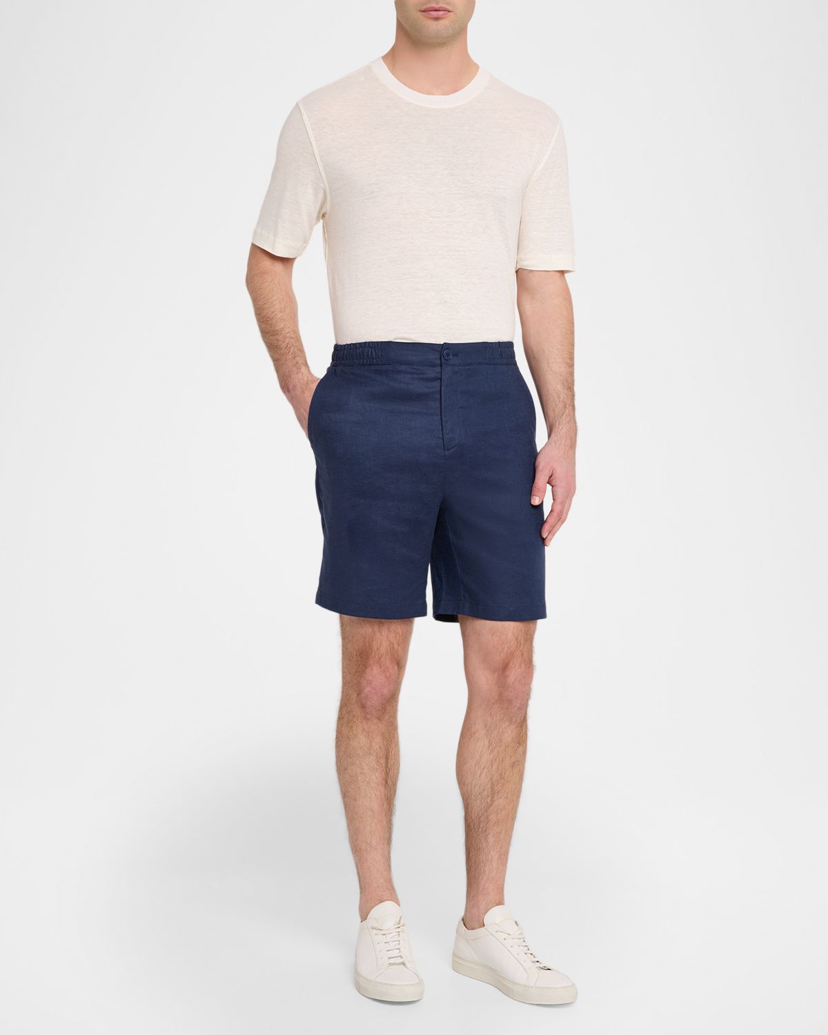 Bugatchi Men 's Aerolinen Drawstring Shorts | Thumbnail 5 Bugatchi Men 's Aerolinen Drawstring Shorts | Thumbnail 5