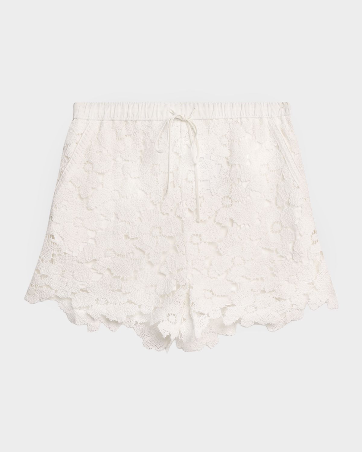 SIMKHAI Holly Lace Shorts
