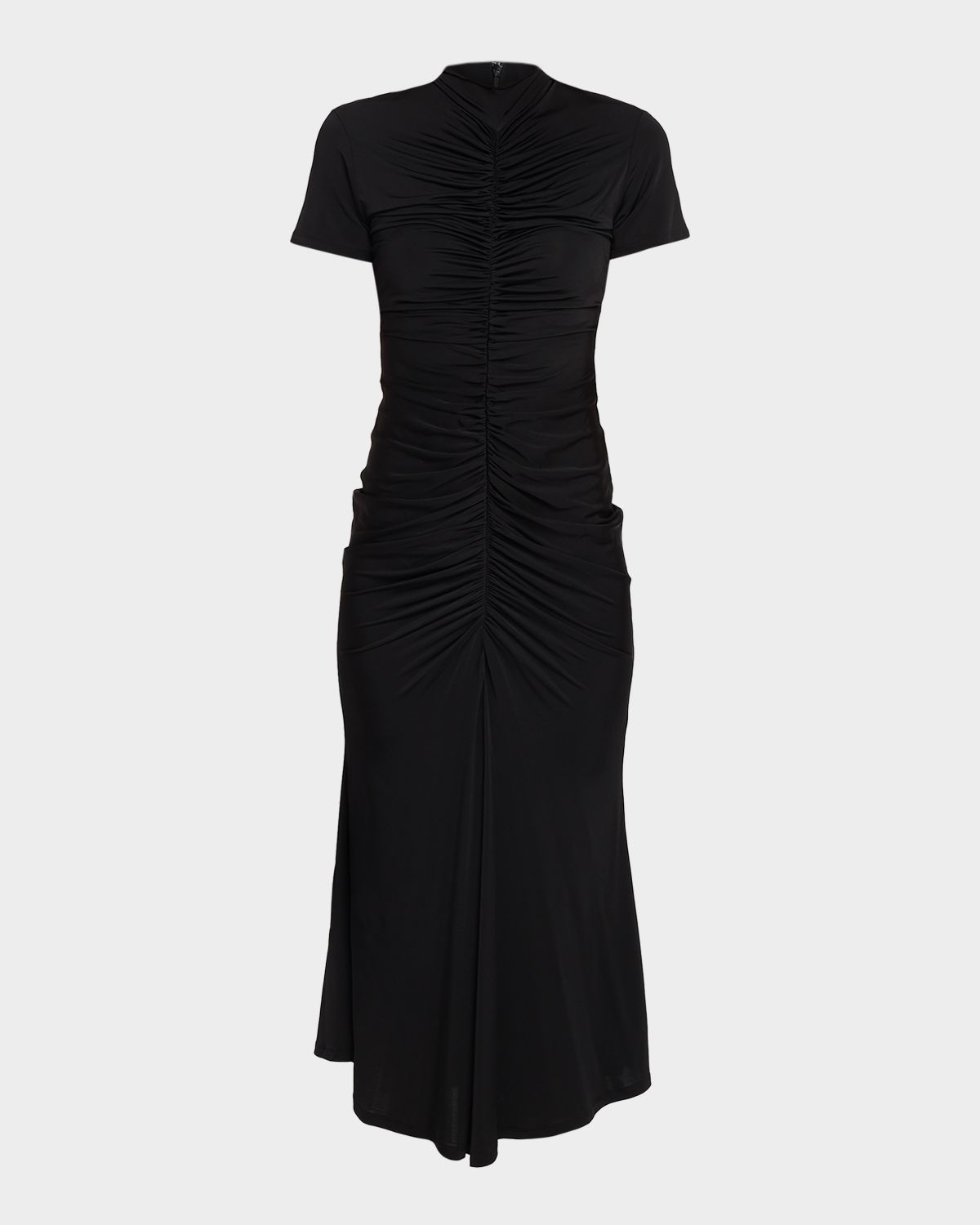 Toccin Gracelyn Ruched Mock-Neck Dress