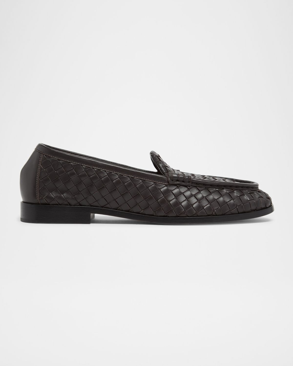 Bottega Veneta Men 's Silenzio Intrecciato Napa Leather Loafers | Thumbnail 9 Bottega Veneta Men 's Silenzio Intrecciato Napa Leather Loafers | Thumbnail 9