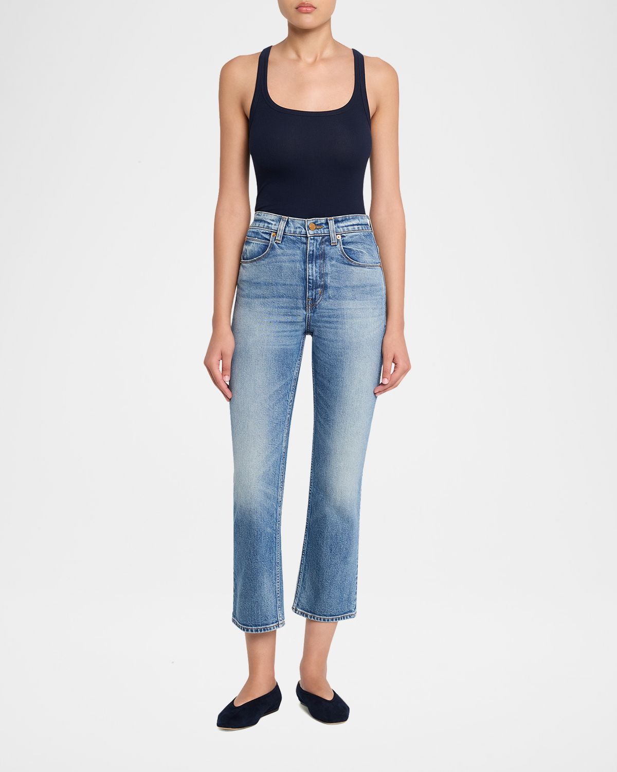 Jamie Haller Scoop-Neck Rib Undershirt