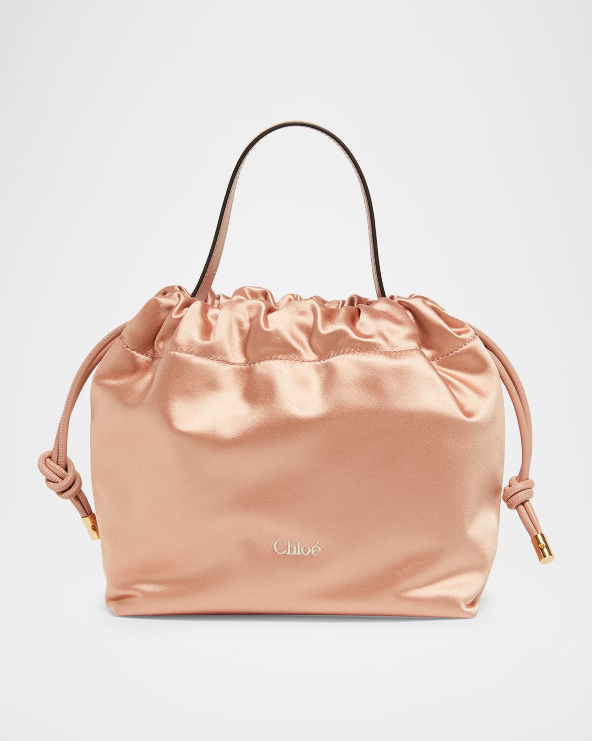Chloe Mini  Icons Satin Top Handle Bag