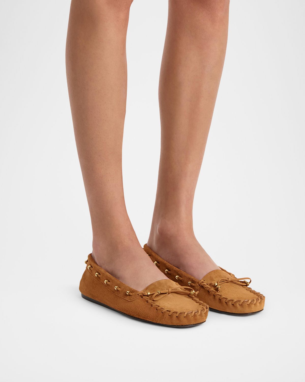 Khaite Milly Suede Moccasins